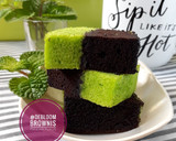 Foto langkah ke 13 dari resep 395. Brownies Pandan Kukus (ala) Amanda.