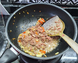 Foto langkah ke 3 dari resep 66. Cah buncis daging cincang.