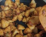 A picture of step 6 of Masala idli.