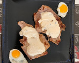 Foto del paso 3 de la receta: Chuletas de dos colores en salsa a la pimienta verde y huevos de codorniz
