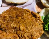 A picture of step 2 of Easy homemade crispy burger.