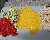 A picture of step 4 of Rice and Corn Flour Gnocchi with Vegetables.
