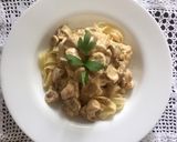 Sos z kurczaka i grzybów krok przepisu 3 zdjęcie
