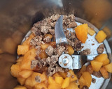Foto del paso 1 de la receta: Helado de nectarina relleno de arándanos y cerezas