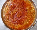 A picture of step 3 of Raw Mango jaggery pickle.