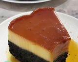 Foto langkah ke 5 dari resep Brownies Ketam Hitam Keju Karamel.