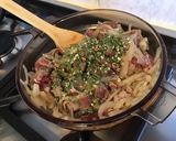 Une image de l'étape 6 de Bœuf aux oignons de roscoff sauce aux champignons.