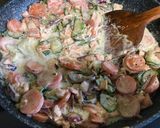A picture of step 5 of Salmon Pie.