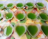 Hình bước làm 5 của món RAU CÂU lá dứa-sữa dừa-cà phê