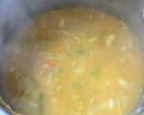 Une image de l'étape 7 de Soupe aux pois-chiches, chou cœur de bœuf, et velouté de légumes.