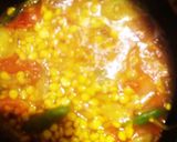 A picture of step 1 of Chana Makhani.