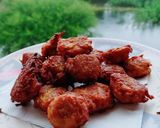 स्पाइसी वेजी पकौड़े (Spicy veggie pakode recipe in Hindi) रेसिपी चरण 6 फोटो