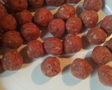 A picture of step 4 of Emerald Spaghetti and Meatballs.