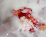 A picture of step 4 of Fruity yoghurt  .