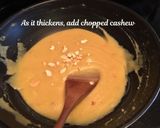 A picture of step 4 of Badam Halwa.