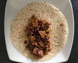 A picture of step 4 of Jackfruit Tacos or Wraps.