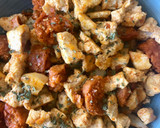 Foto del paso 5 de la receta: Tofu con chorizo vegano y patatas