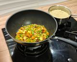 Foto del paso 5 de la receta Curry de pulpo con verduras y cous-cous