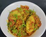 A picture of step 7 of Tamarind king fish curry.