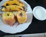 A picture of step 1 of Delicious nutritious healthy Apple dry fruit smoothi.