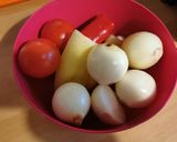 Kakaspörkölt recept fázis 1 fotója