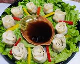 Foto del paso 4 de la receta: Gyoza en forma de flor !