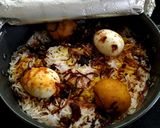 A picture of step 10 of Kolkata Special Mutton Dum Biryani.