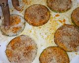 A picture of step 3 of Beguni ghoti gorom.