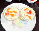 A picture of step 3 of Delicious tasty Kesar mango watermelon papaya juciy fruit custard.