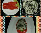 Foto del paso 1 de la receta: Morrón relleno con bastóncitos de zanahoria