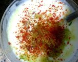 A picture of step 1 of Spiced Raita.