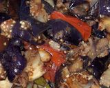 A picture of step 2 of Instant baingan sabzi.