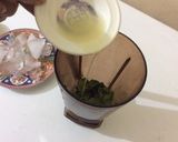 A picture of step 1 of Mint margarita for guests.