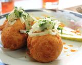 Foto del paso 4 de la receta: Yuca-papa rellena