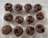 Foto langkah ke 7 dari resep Double choco muffin.