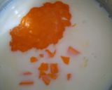 A picture of step 4 of Mango kulfi.