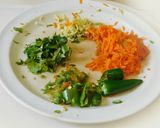 A picture of step 1 of Vegetable Manchurian with an aromatic healthy sauce.