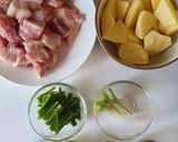 รูปขั้นตอนการทำที่ 1 ของ หมูสามชั้นมันฝรั่งหงซาวโร่ว | 土豆红烧肉