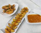 Crispy potato wedges with spicy mango sauce recipe step 5 photo
