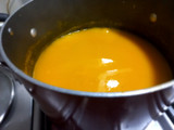 Crema de auyama y zanahoria