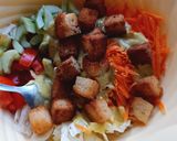 A picture of step 3 of Classic Caesar Salad.