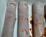 Une image de l'étape 4 de Roulade de jambon pâtes grecques.