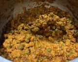 चना और मूली के पत्ते की सब्ज़ी (Chana aur mooli ke patte ki sabzi recipe in Hindi) रेसिपी चरण 5 फोटो
