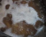 A picture of step 2 of Pasta with red sauce meat.