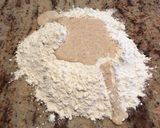 A picture of step 3 of Sourdough Akkawi Manoushe.
