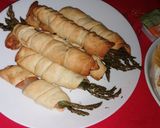 Foto del paso 1 de la receta: Espárragos de bacon y hojaldre