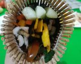 Foto langkah ke 7 dari resep 🌸Kkott gimbab / gimbab bunga🌸 kimbab korea.