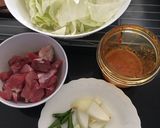Foto langkah ke 1 dari resep Tongseng sapi kuah susu.