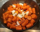 A picture of step 2 of Creamy Thai Carrot Soup w/ Basil.