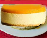 A picture of step 8 of Mango Cream Cheese Cake.